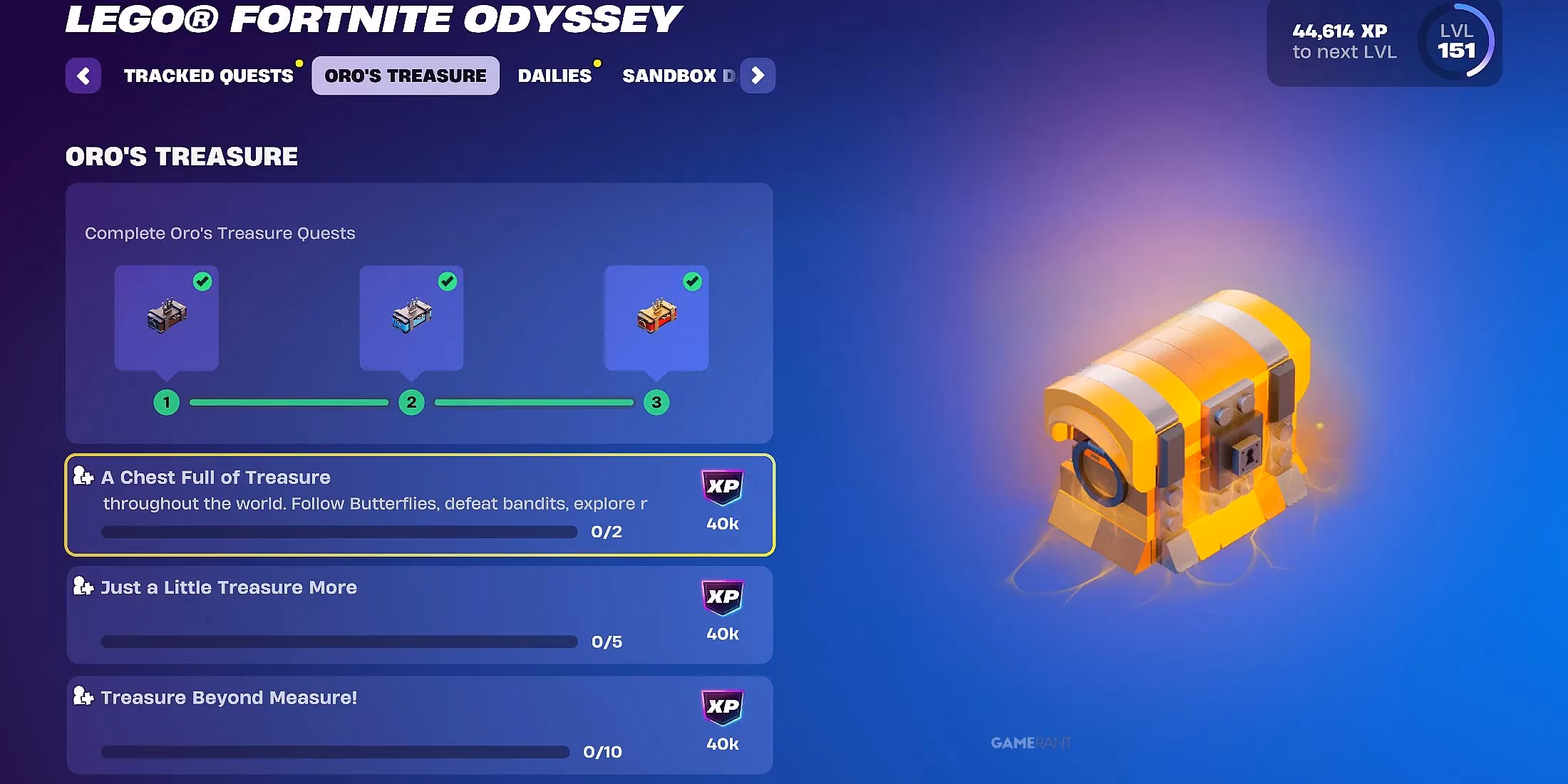 complete-oro-s-treasure-quests-in-lego-fortnite-odyssey-find-chests-earn-xp-unlock-unique-builds-image-1