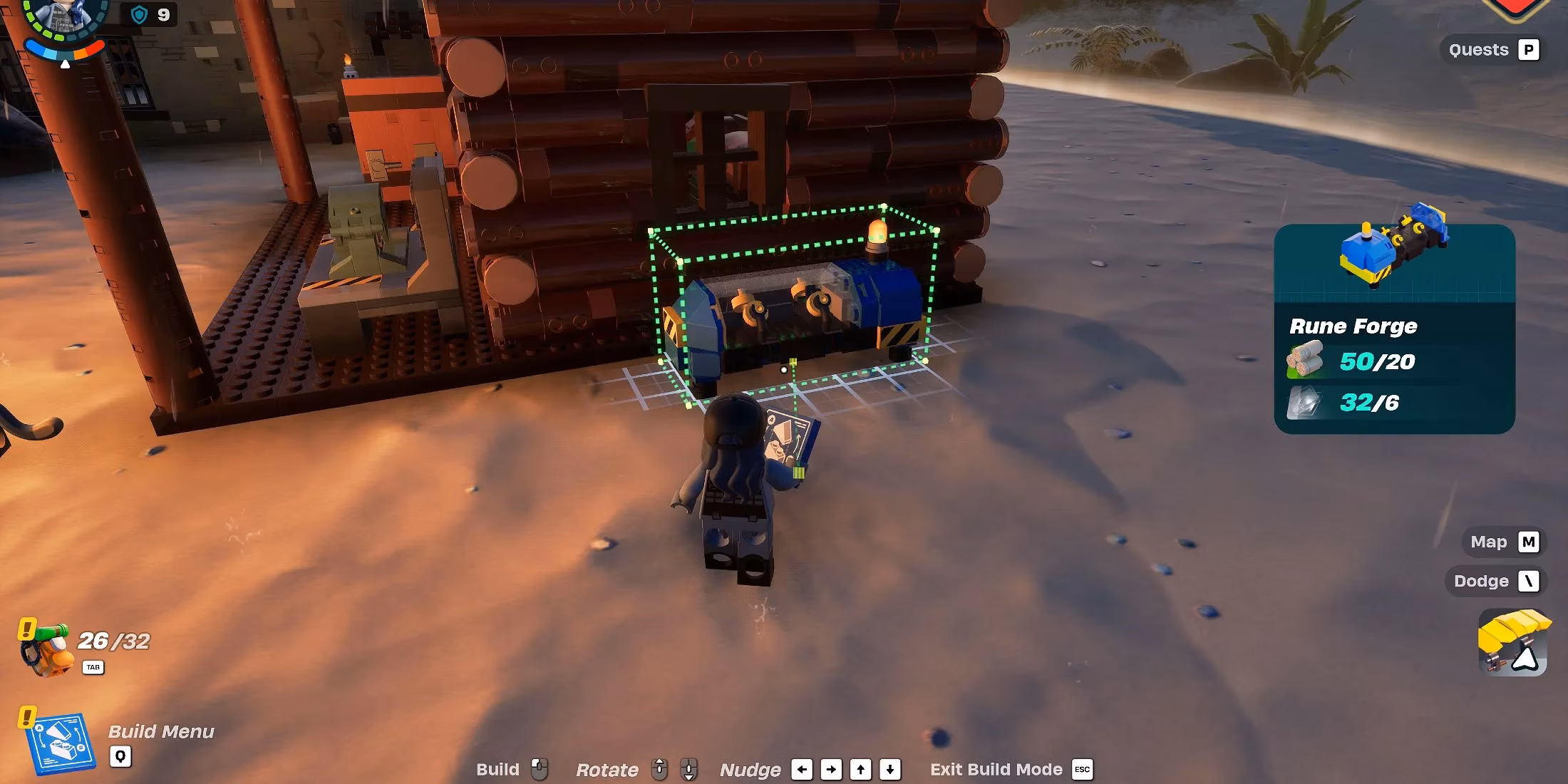 a-crafter-s-tale-upgrading-weapons-with-runes-in-lego-fortnite-s-lost-isles-image-0